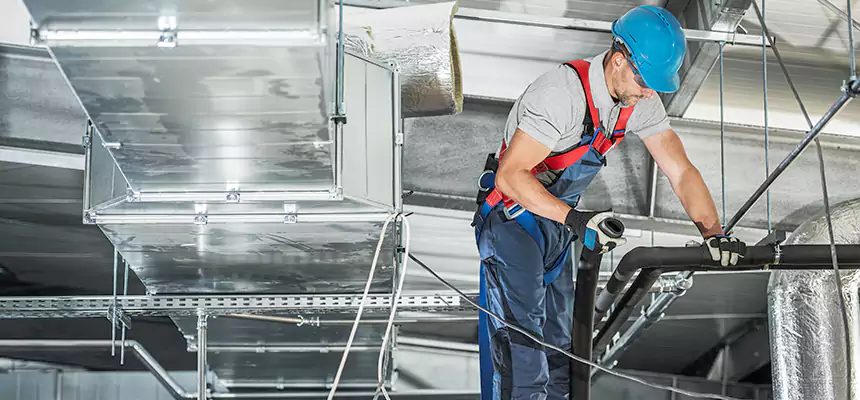 Precise Air Duct Vent Installation in Mastic